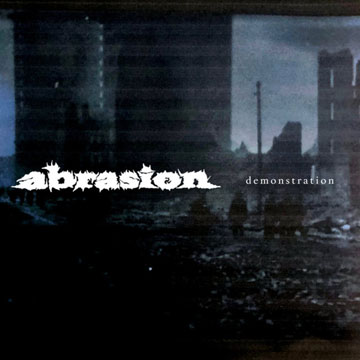 ABRASION "Demonstration" 7" (Indecision) Blue Marble Vinyl ABRASION "Demonstration" 7" (Indecision) Blue Marble Vinyl